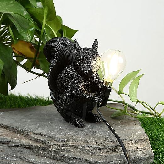 BowLift | SquirrelBright Nordic Squirrel Table Lamp | Designer Decor | LED Mood Light | Perfect for Home