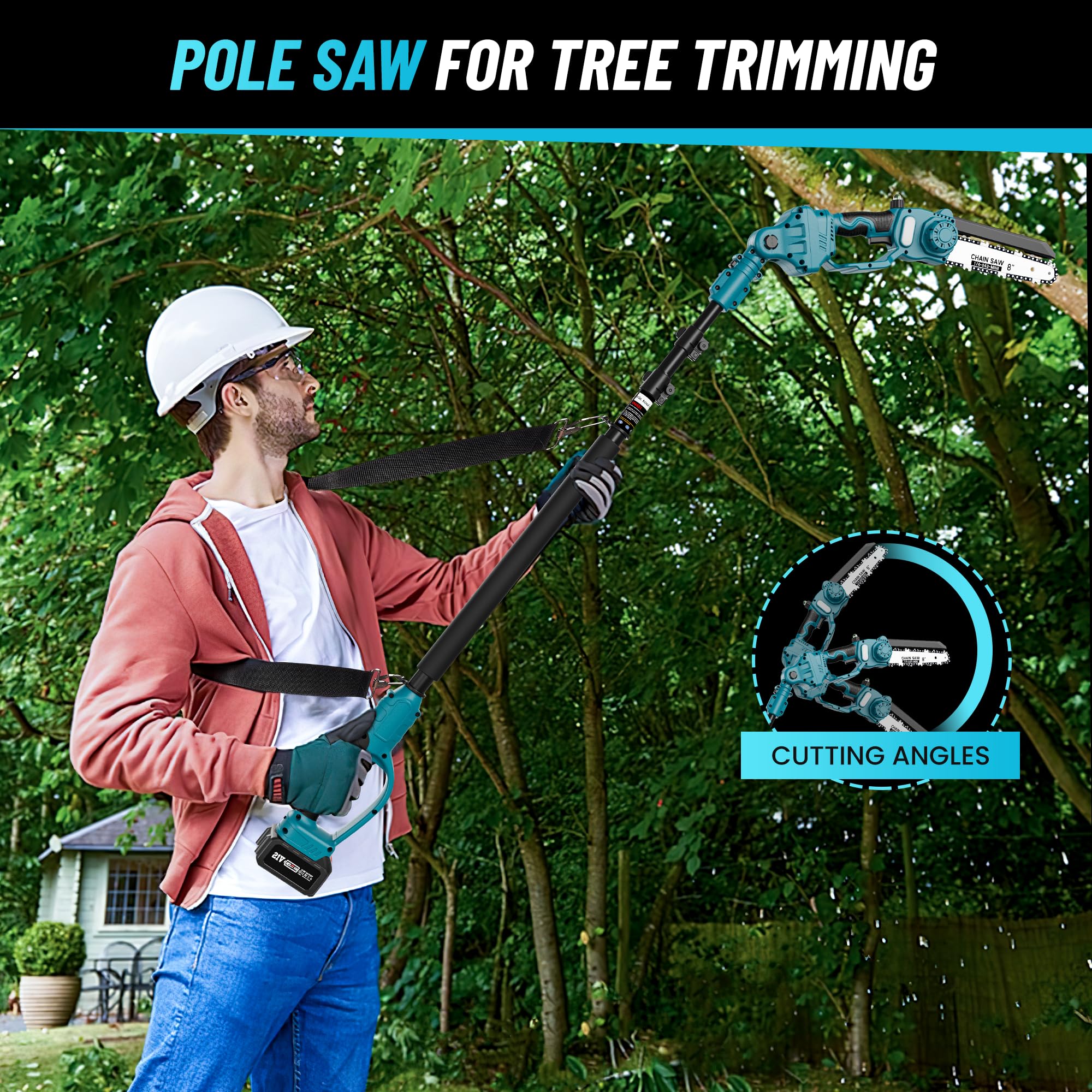 BowLift | 2-in-1 Cordless Chainsaw &amp; Pole Saw