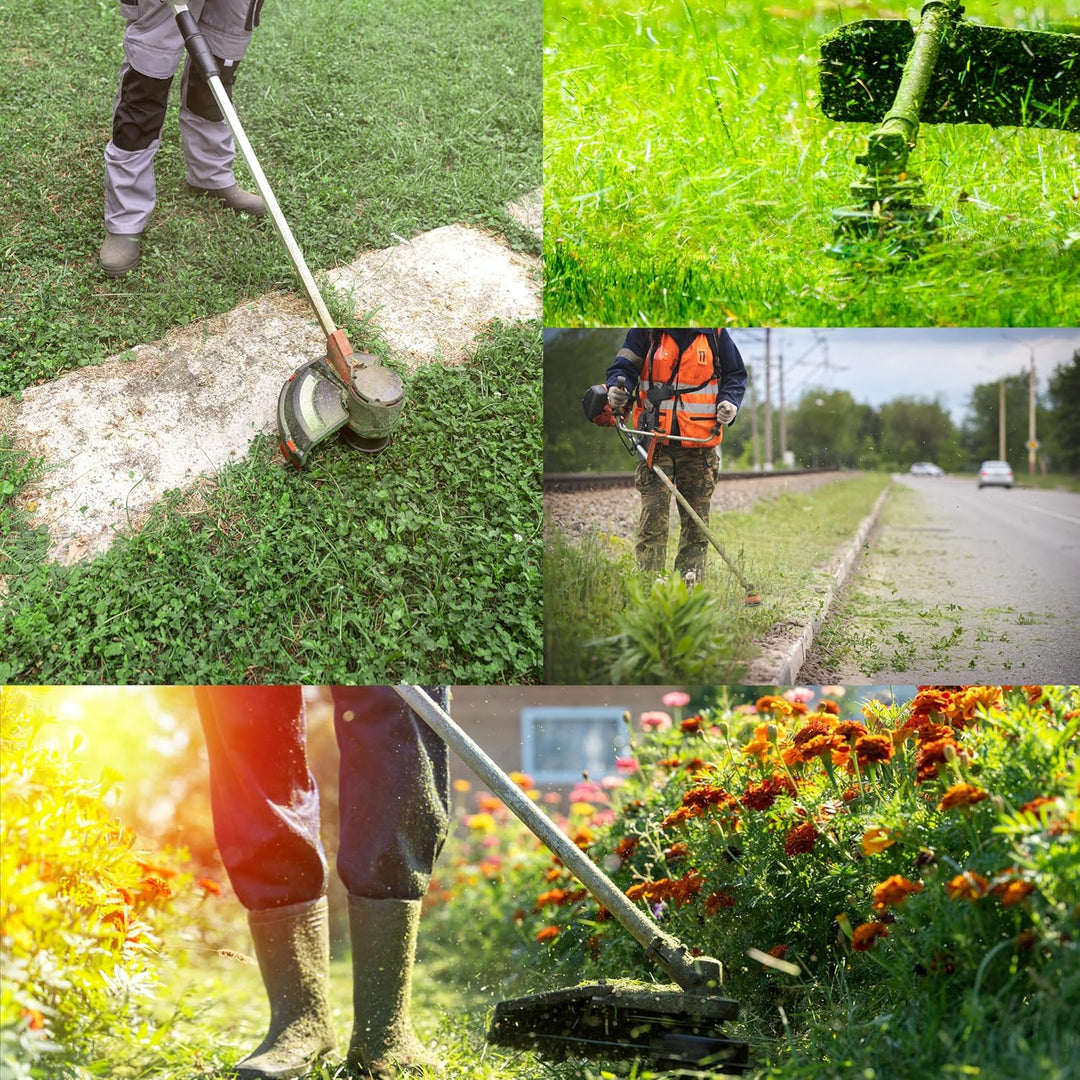 BowLift | 6" Twisted Wire Weed Brush – Steel Trimmer Head for 5 mm Shaft Electric Grass Cutters