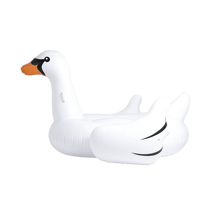 Unisex inflatable swim toy in elegant swan shape Bowlift