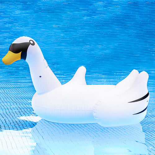 Unisex inflatable swim toy in elegant swan shape Bowlift