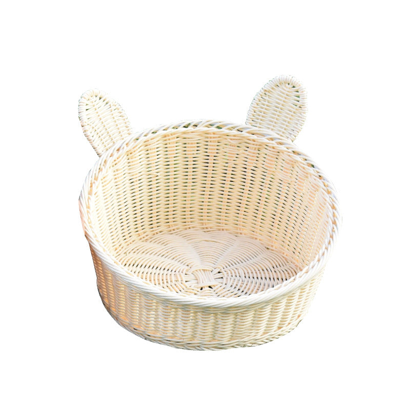 Cute Bunny-Shaped Storage Basket Bowlift