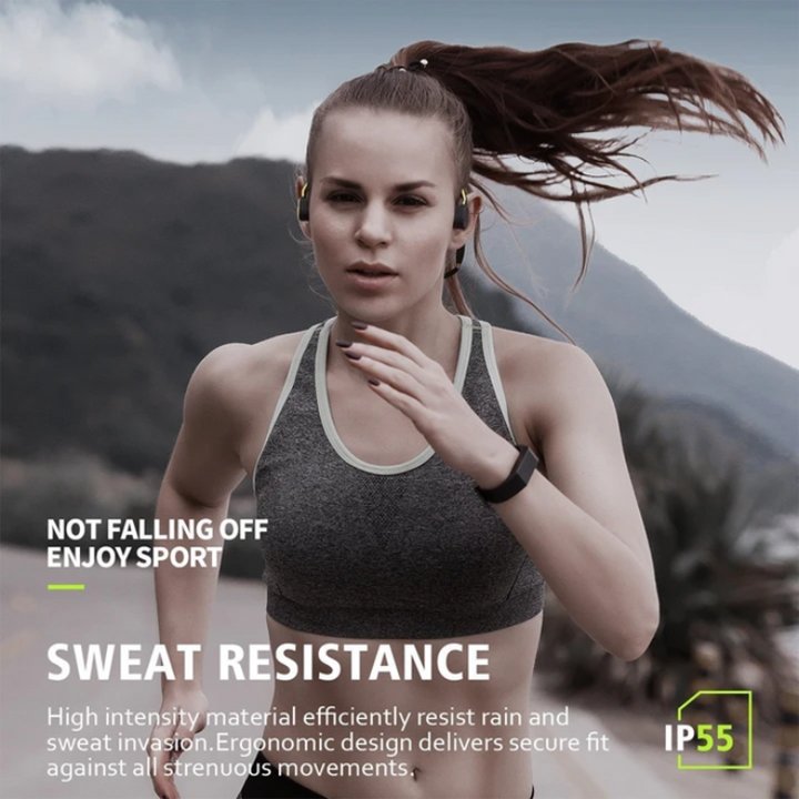 BowLift | New waterproof bone conduction headphones stereo Bluetooth wireless