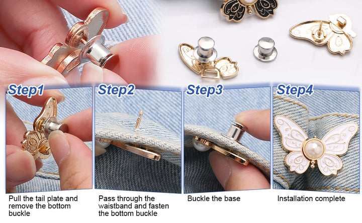 BowLift | GripFly Clips — Finally perfect fit and stylish support that never lets you down! (4 pieces)