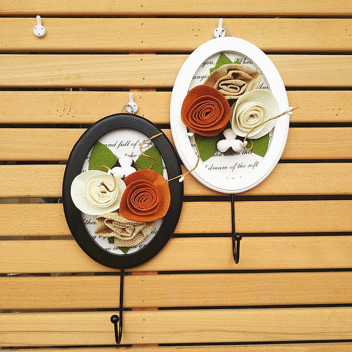 Decorative Wall Hook with Flower Design
