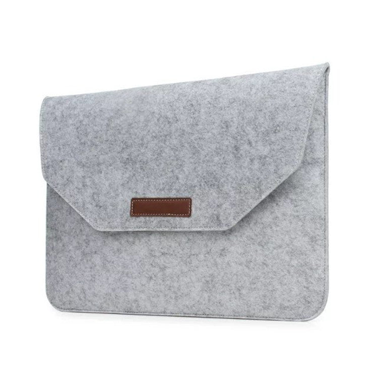 Felt Envelope Laptop Sleeve with Padded Interior and Magnetic Flap Bowlift