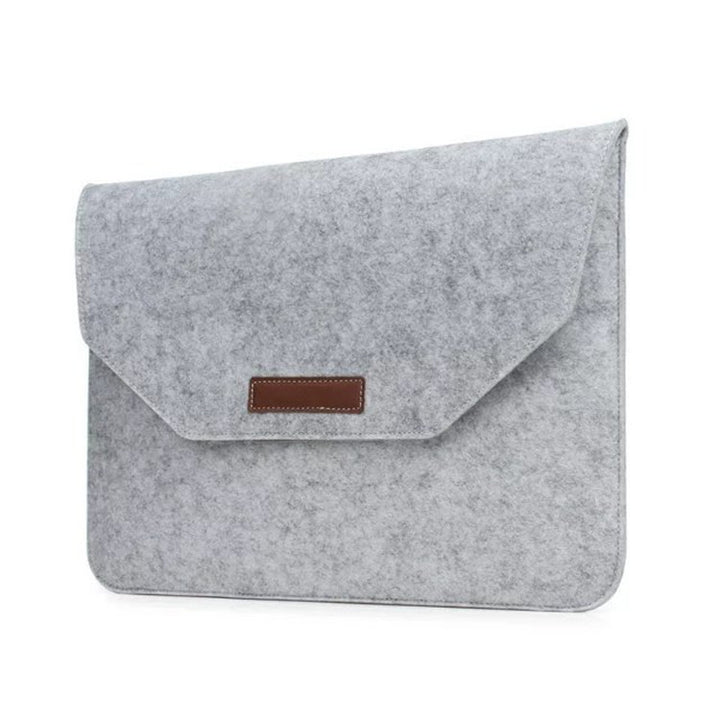 Felt Envelope Laptop Sleeve with Padded Interior and Magnetic Flap Bowlift