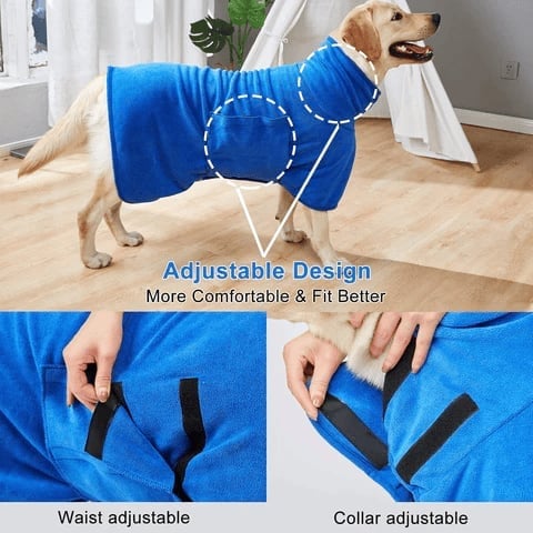 BowLift | mamymarket™ - Super absorbent pet bathrobe