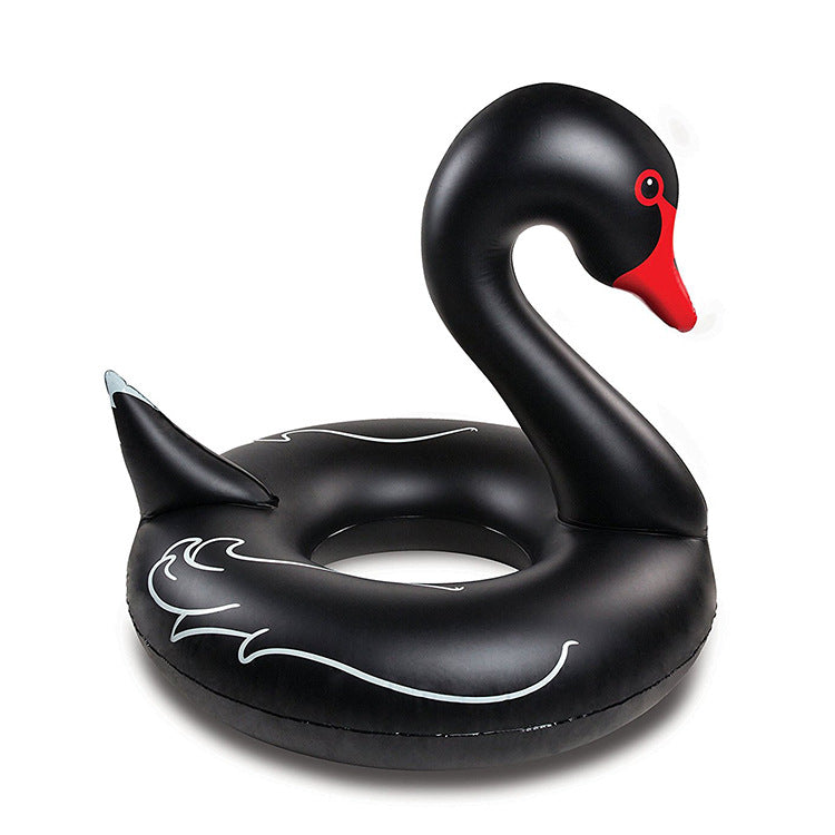 Unisex Inflatable Swimming Ring in Swan Shape Bowlift