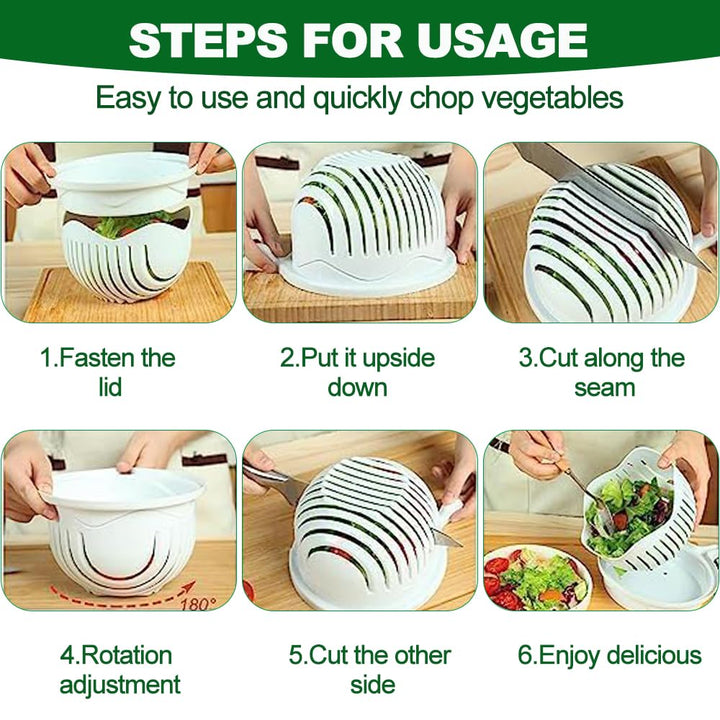 BowLift | VeggieSlice Pro — Make salad making safe, quick, and effortless child's play! (2 pieces)