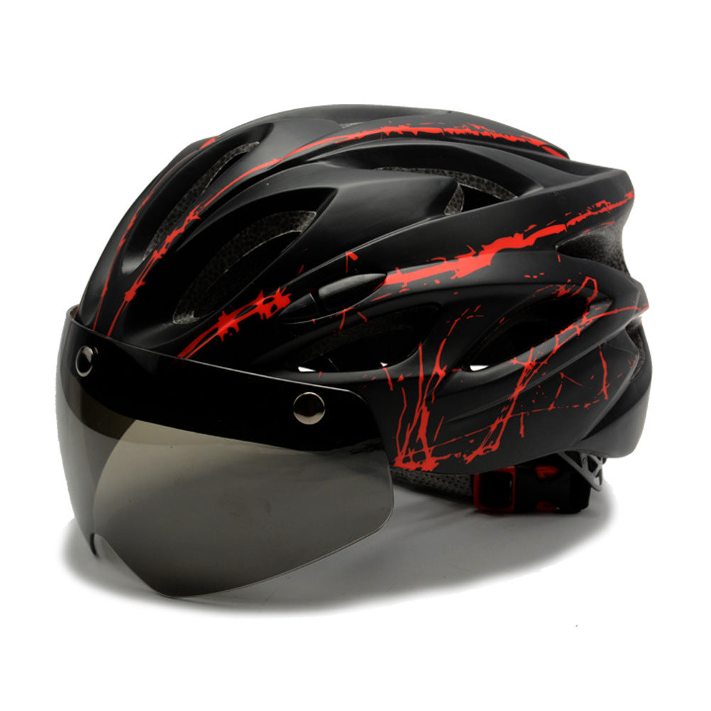 Cycling Helmet with Detachable Visor Bowlift