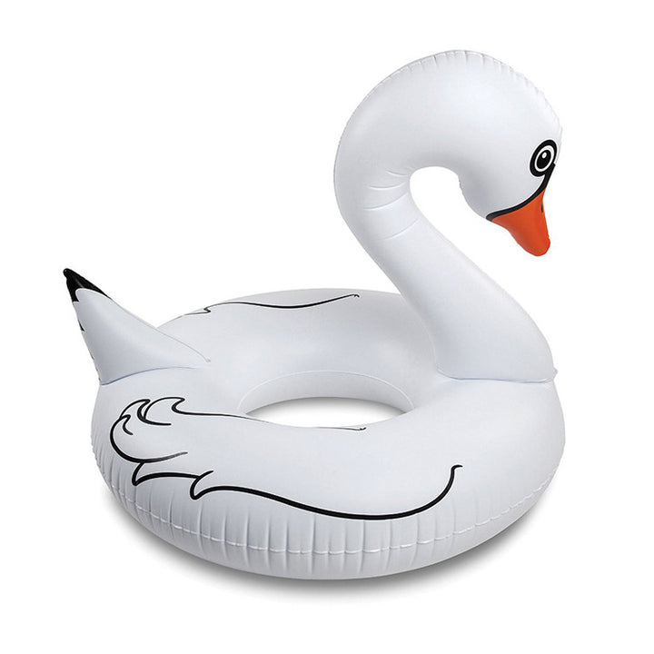 Unisex Inflatable Swimming Ring in Swan Shape Bowlift