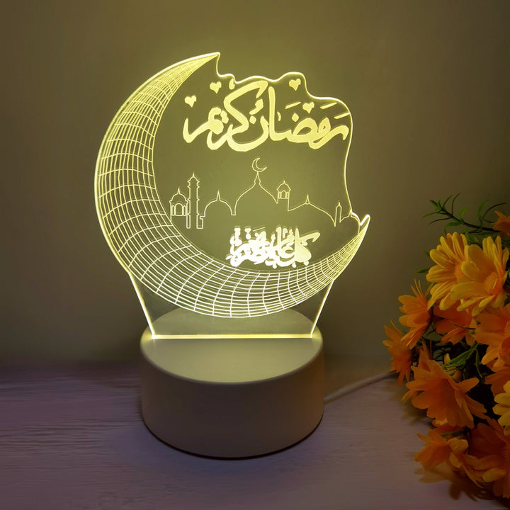 MoonPalace - 3D Color Night Lamp Touch Bowlift