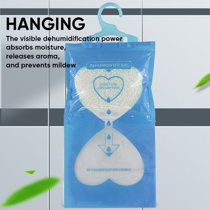 Hanging Interior Wardrobe Dehumidifier, Hanging Moisture Absorber Bags | Bowlift