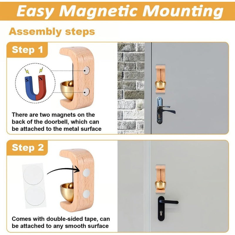 BowLift | Magnetic Wooden Doorbell