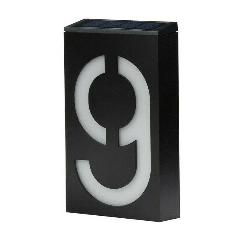 BowLift | Solar house numbers - eco-friendly - economical - modern design