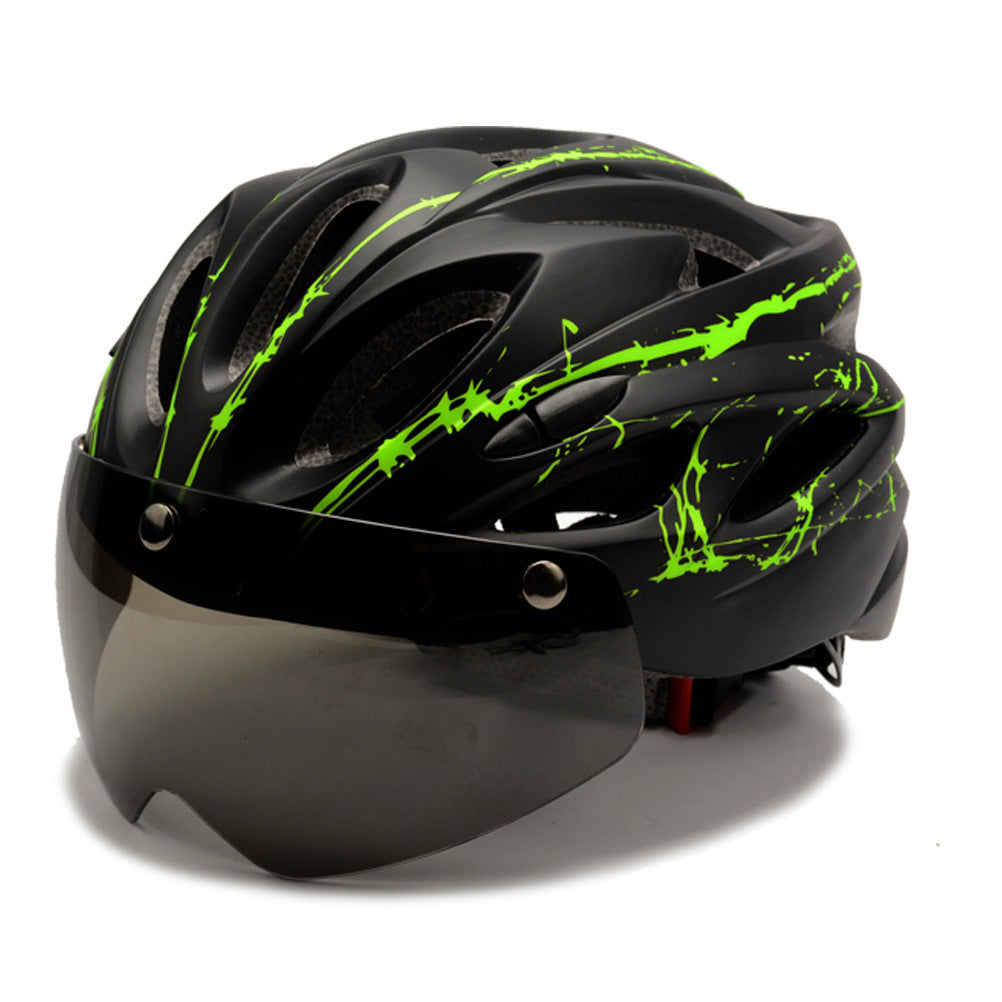 Performance Cycling Helmet with Visor Bowlift
