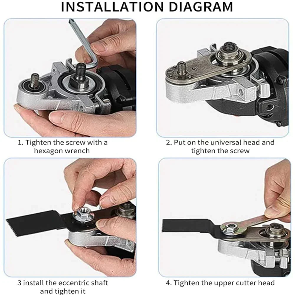 BowLift | Angle Grinder Conversion Universal Head Set