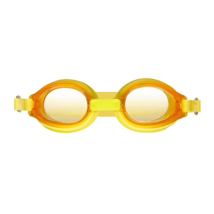 Swim goggles with anti-fog coating and individually adjustable headband Bowlift