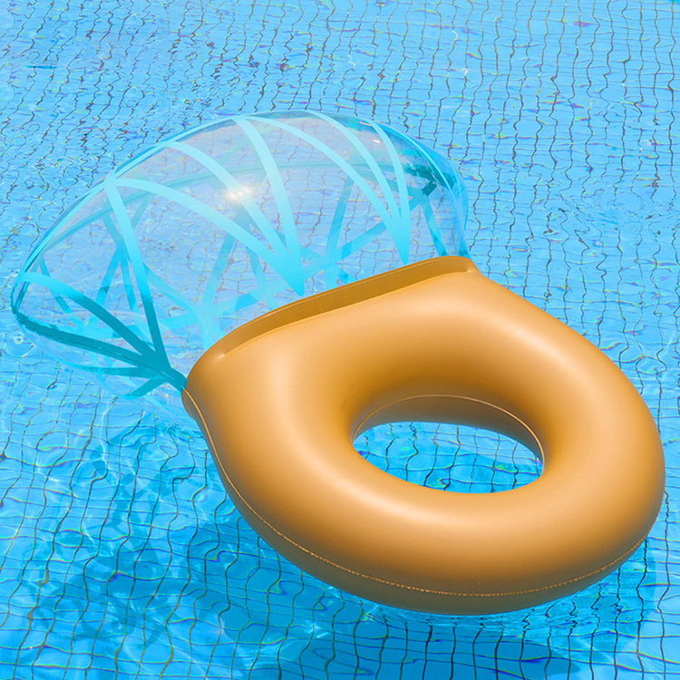 Women inflatable diamond swim ring Bowlift