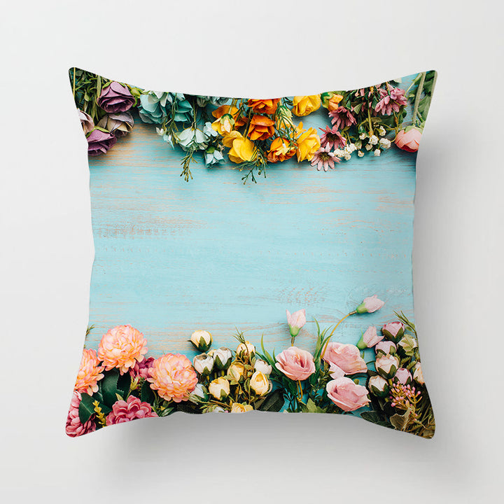 Tropical Pineapple and Banana Pattern Decorative Throw Pillow Cover