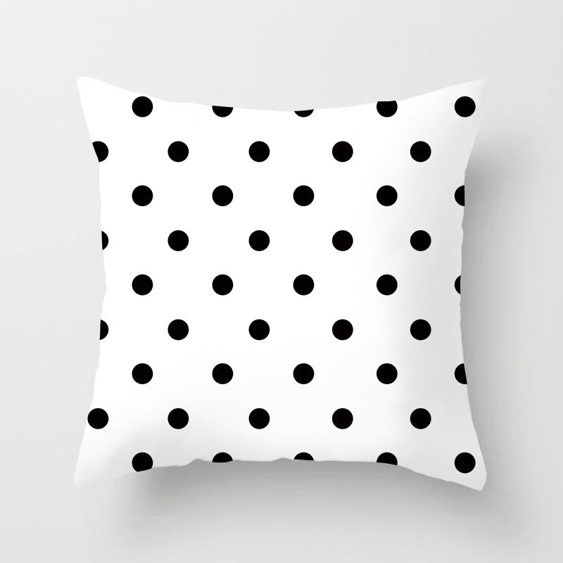 Modern Bold Chevron Square Cushion Cover with Hidden Zipper and Removable Insert Opening