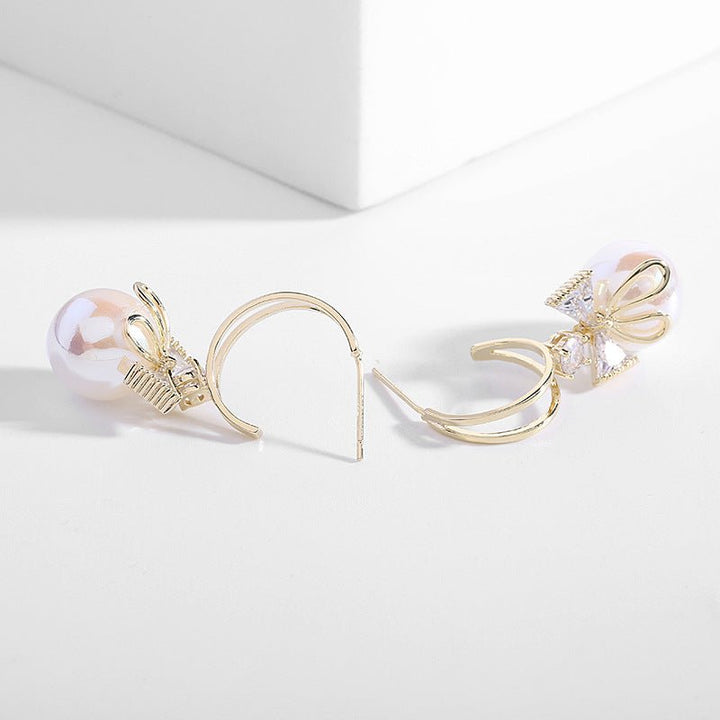 BowLift | Bow Pearl Earrings