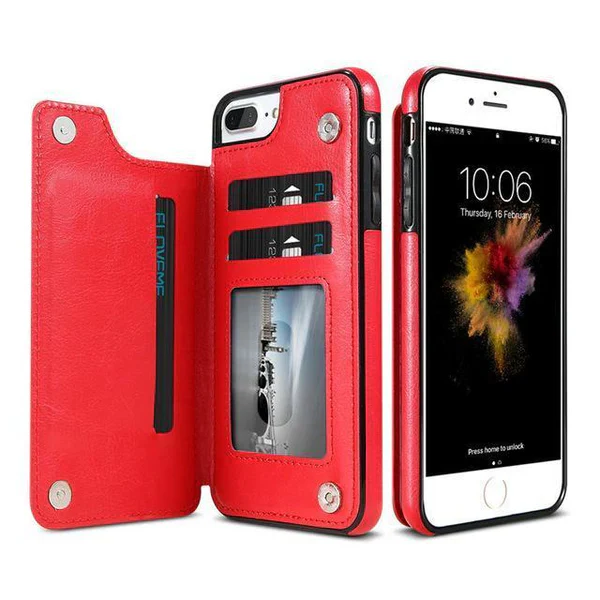 BowLift | Luxury Leather Wallet Case For iPhone
