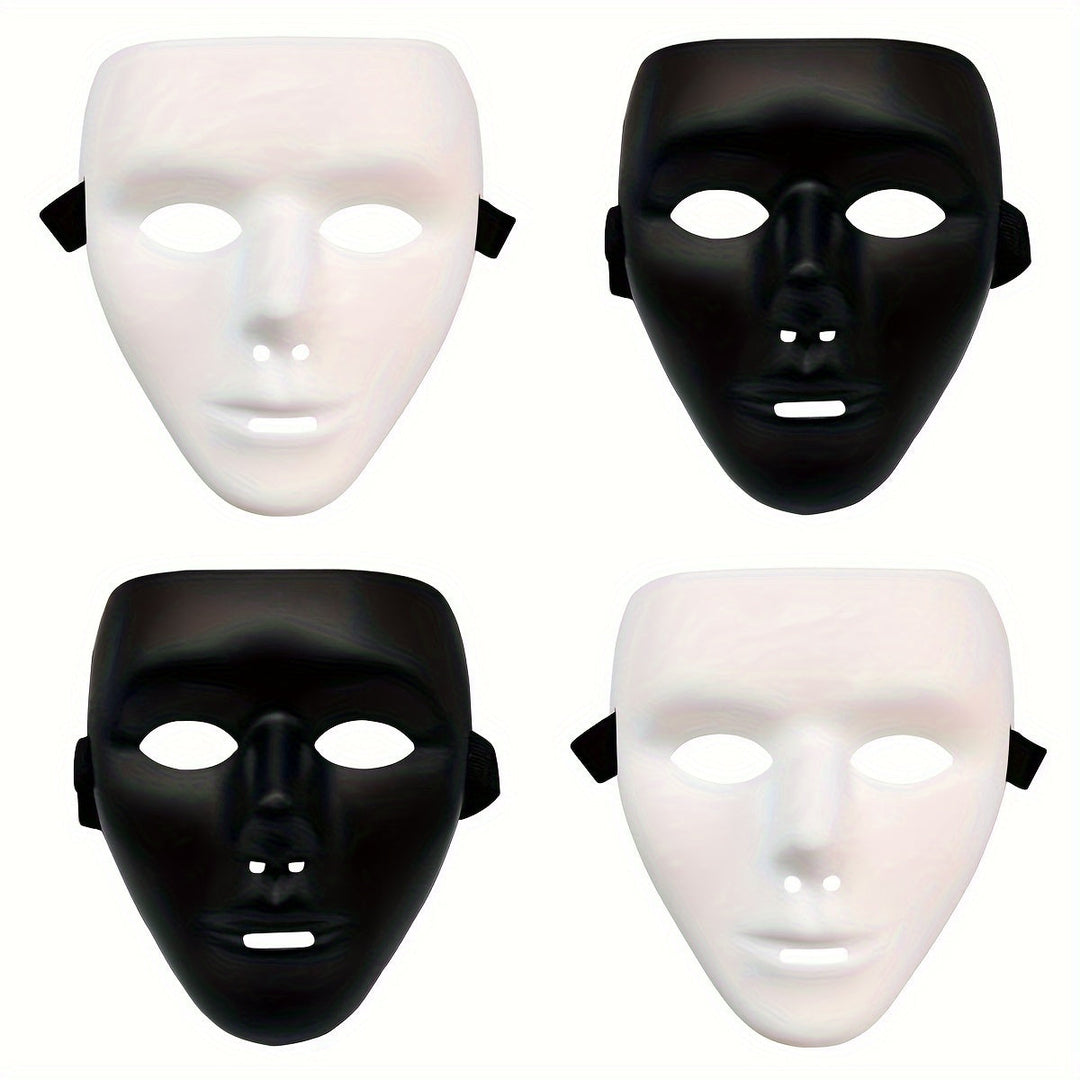 BowLift | Men's Full Face Plastic Halloween Mask | Anonymous Cosplay