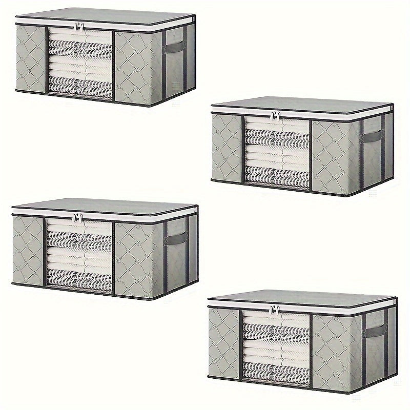 SmartStore - Foldable Storage Bags Set of 4 for Clothing and Bedding Bowlift