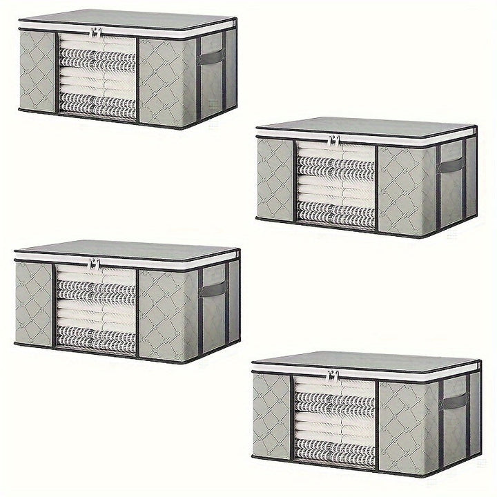 SmartStore - Foldable Storage Bags Set of 4 for Clothing and Bedding Bowlift