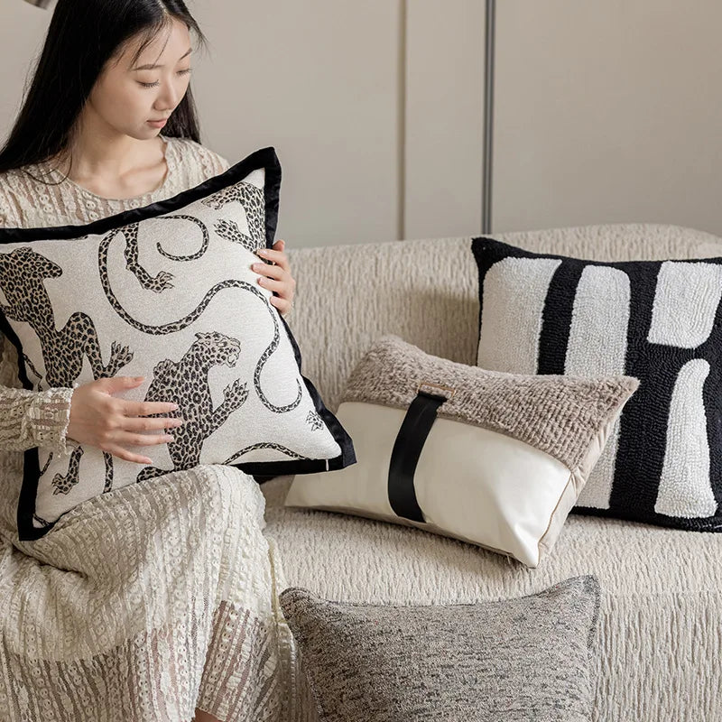 BowLift | Sophisticated Jacquard Embroidered Decorative Pillow Covers
