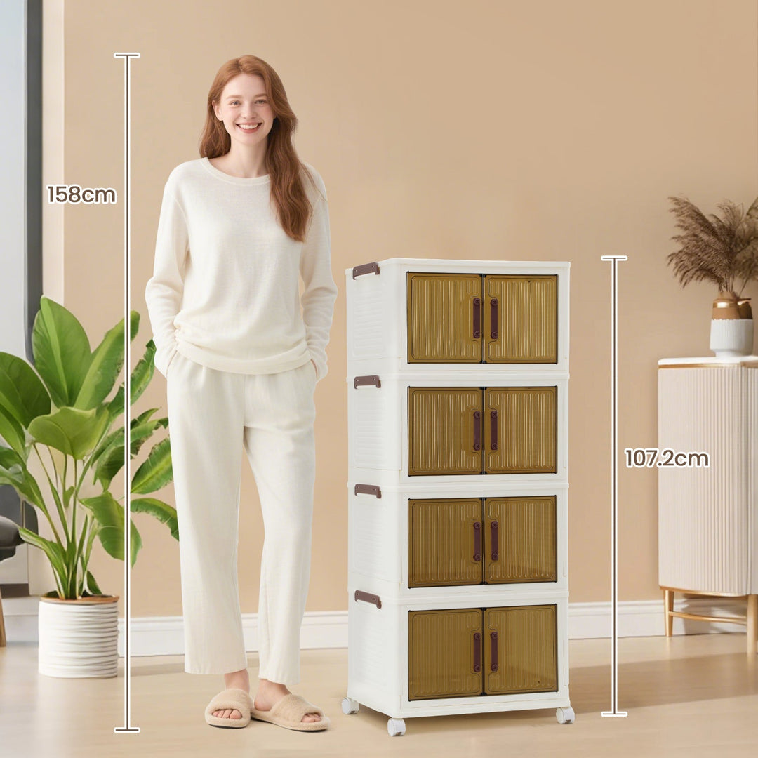 Storage box lockers with doors & wheels | Bowlift