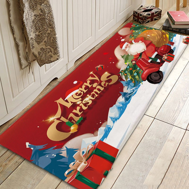 BowLift | Santa Claus Flannel Absorbent Floor Mat