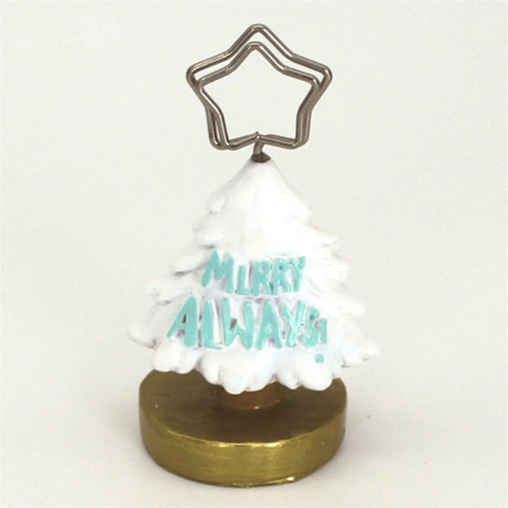 Decorative Christmas Tree Photo Holder