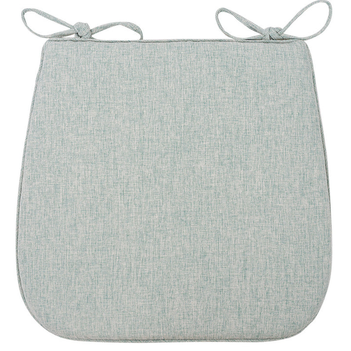 Padded chair cushion with ties and breathable linen mix Bowlift