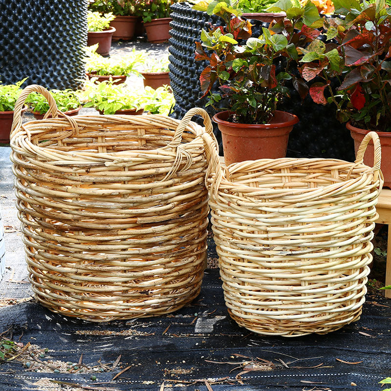 Unisex storage basket made of handwoven material Bowlift
