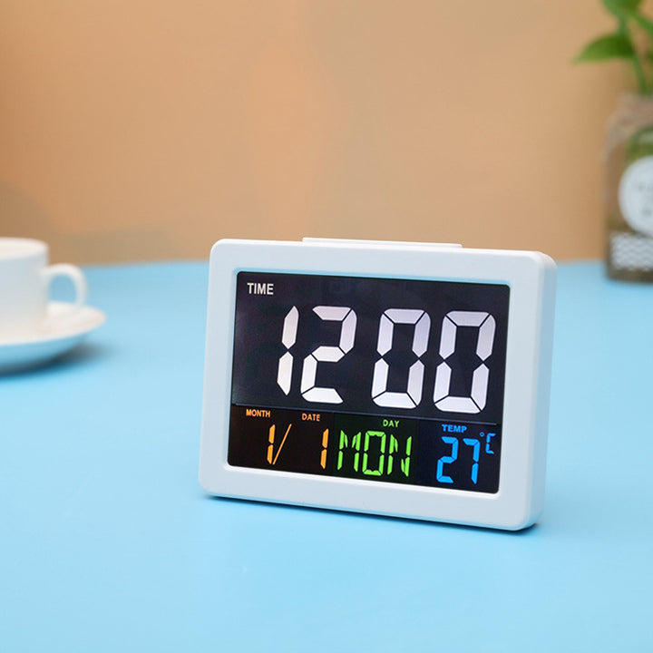 Digital Multifunction Alarm Clock with Large Display Bowlift