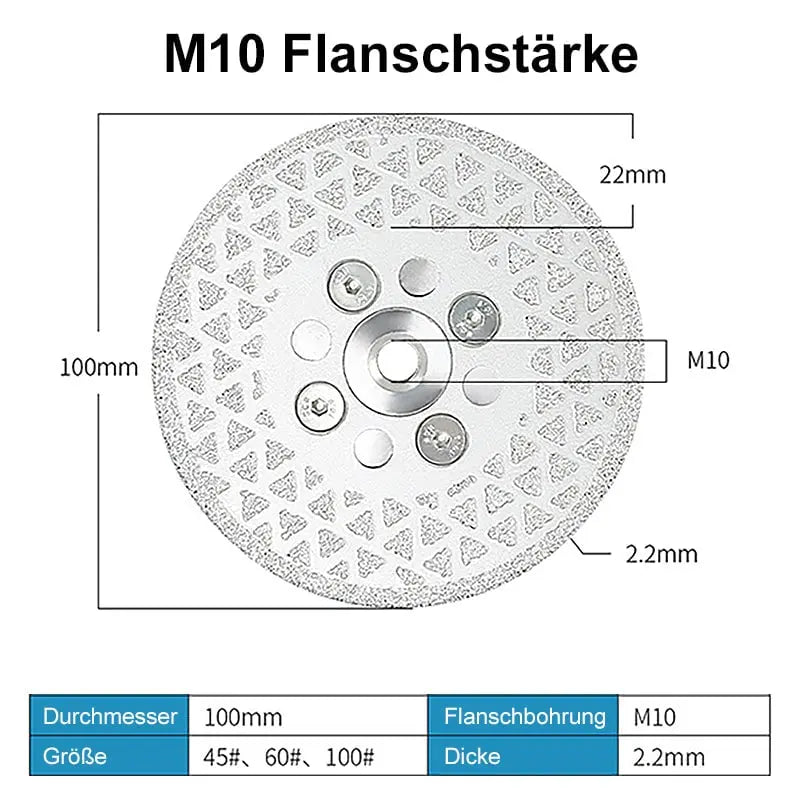 BowLift | Galvanized diamond blade for cutting stone edges