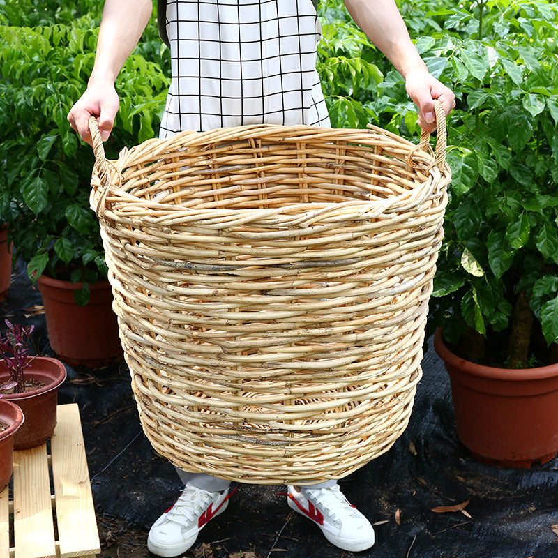 Unisex storage basket made of handwoven material Bowlift