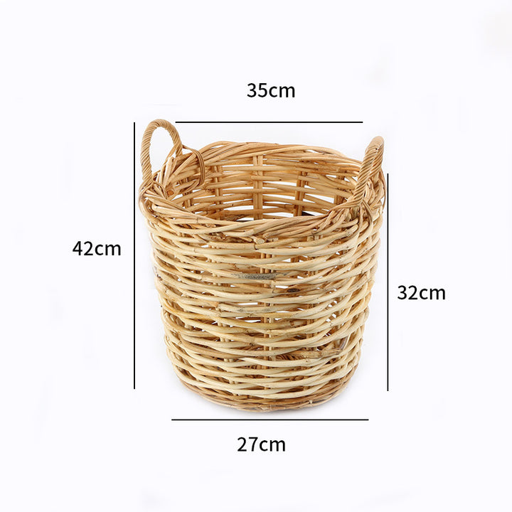 Unisex storage basket made of handwoven material Bowlift
