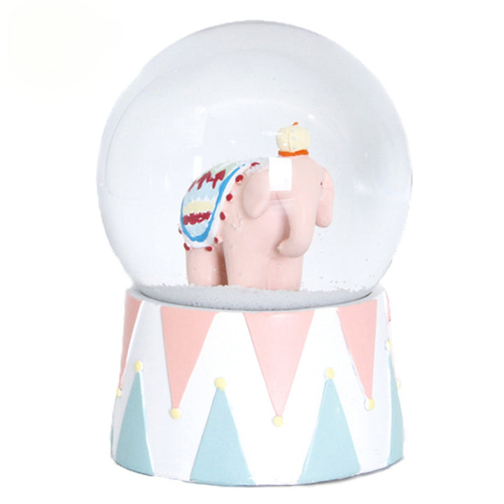 Circus-Themed Decorative Snow Globe