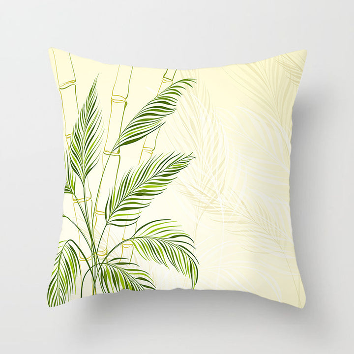 Tropical Pineapple and Banana Pattern Decorative Throw Pillow Cover