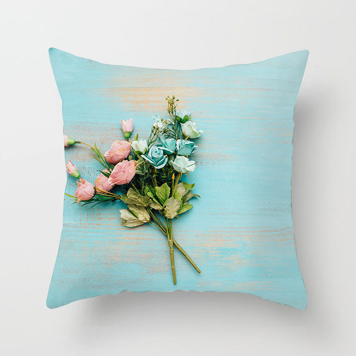 Tropical Pineapple and Banana Pattern Decorative Throw Pillow Cover