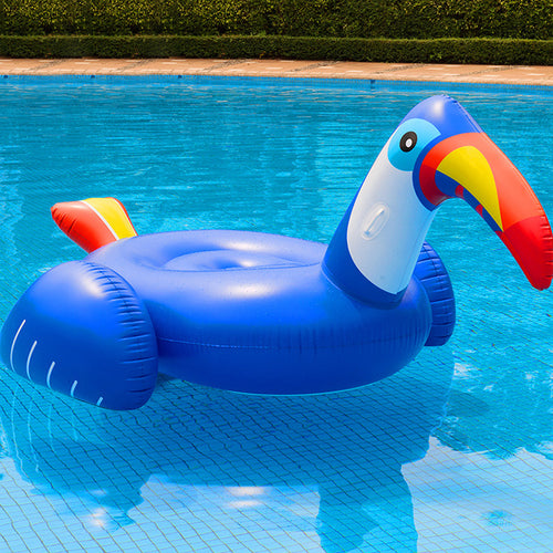 Unisex Inflatable Toucan Pool Float Bowlift