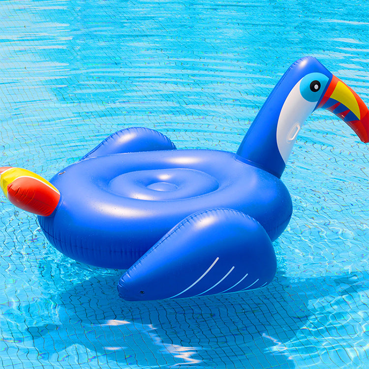 Unisex Inflatable Toucan Pool Float Bowlift