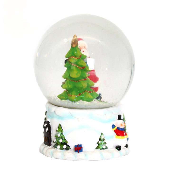 Christmas Themed Snow Globe Decor
