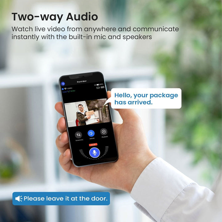 BowLift | Wireless Smart Doorbell Camera – Outdoor Surveillance with HD Night Vision