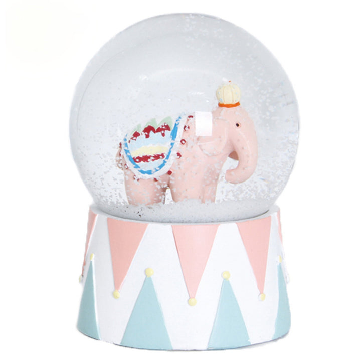 Circus-Themed Decorative Snow Globe