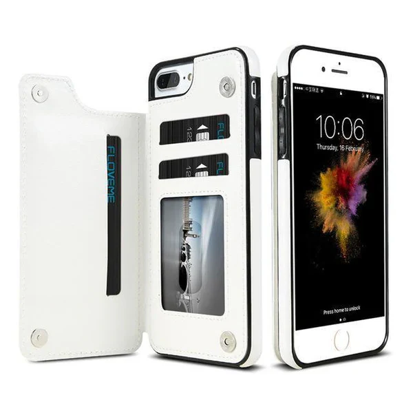 BowLift | Luxury Leather Wallet Case For iPhone